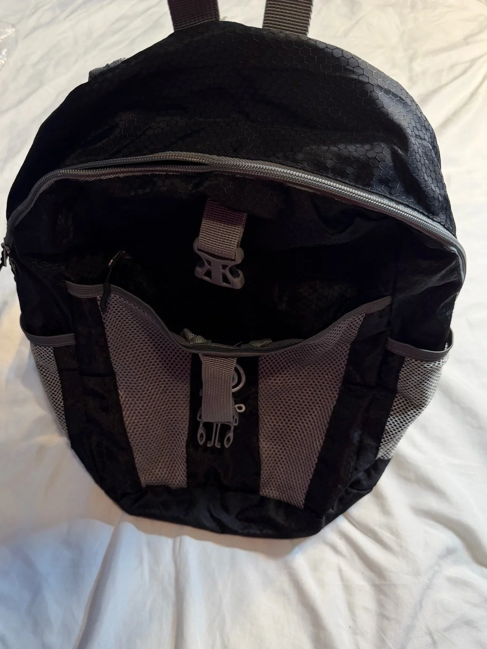 Bago Men's Black and Gray Everyday Backpack
